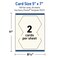 Avery Printable Geo Flat Cards, Sure Feed Technology, 5" x 7", Matte Ivory Cardstock, Laser/Inkjet Printable, 20 Total, Great for Product Branding, Marketing, and More